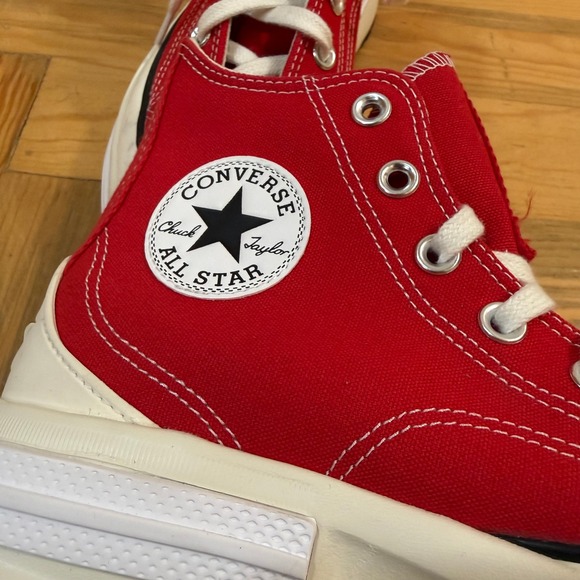 NWOT Converse Run Star Legacy CX Platform High Red A10656C Women 6.5 Men 5 - Picture 2 of 11